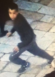 Arab boy fleeing scene of attack