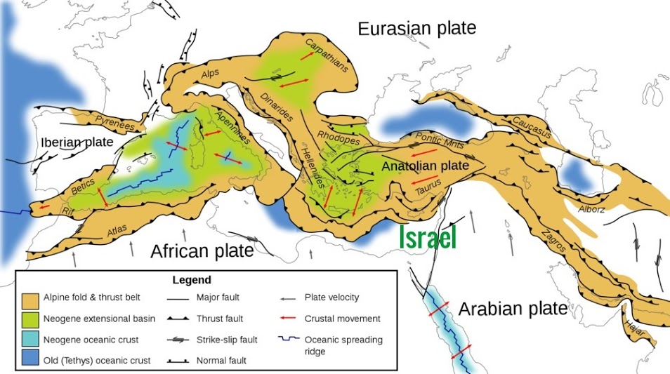 Israel is clearly in the North Eastern part of Africa