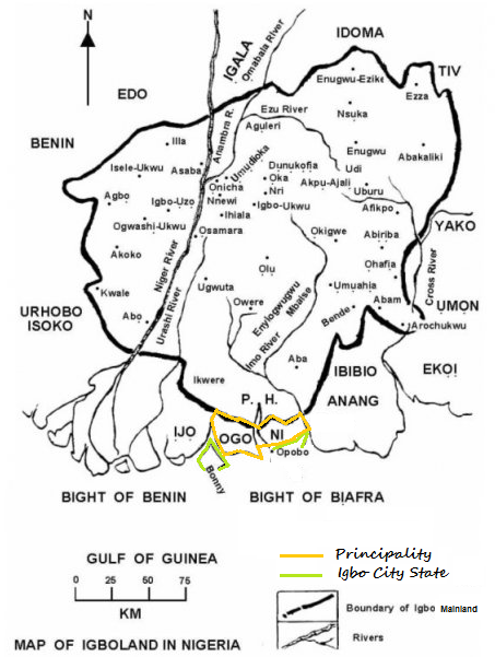 The Map of the New Biafra