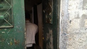 Rabbi Packer Enters the Newly Reacquired Property